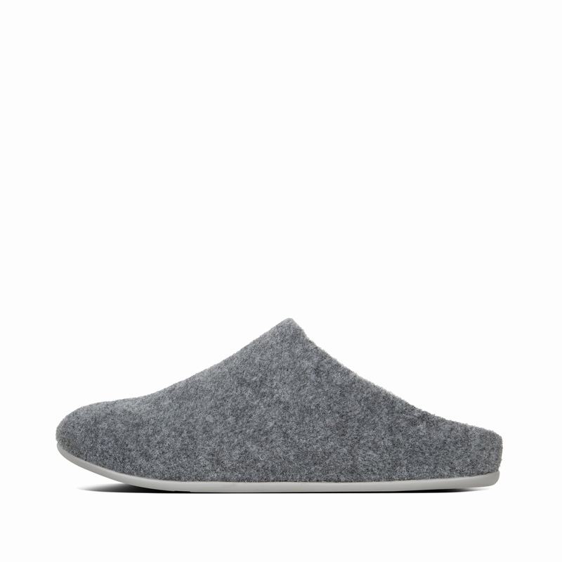 FitFlop Chrissie Textile Grau - FitFlop Hausschuhe Damen Sale [CYPL-13647]